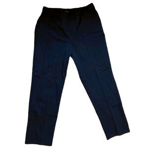 Isaac Mizrahi Dark Blue Straight Leg Pants
